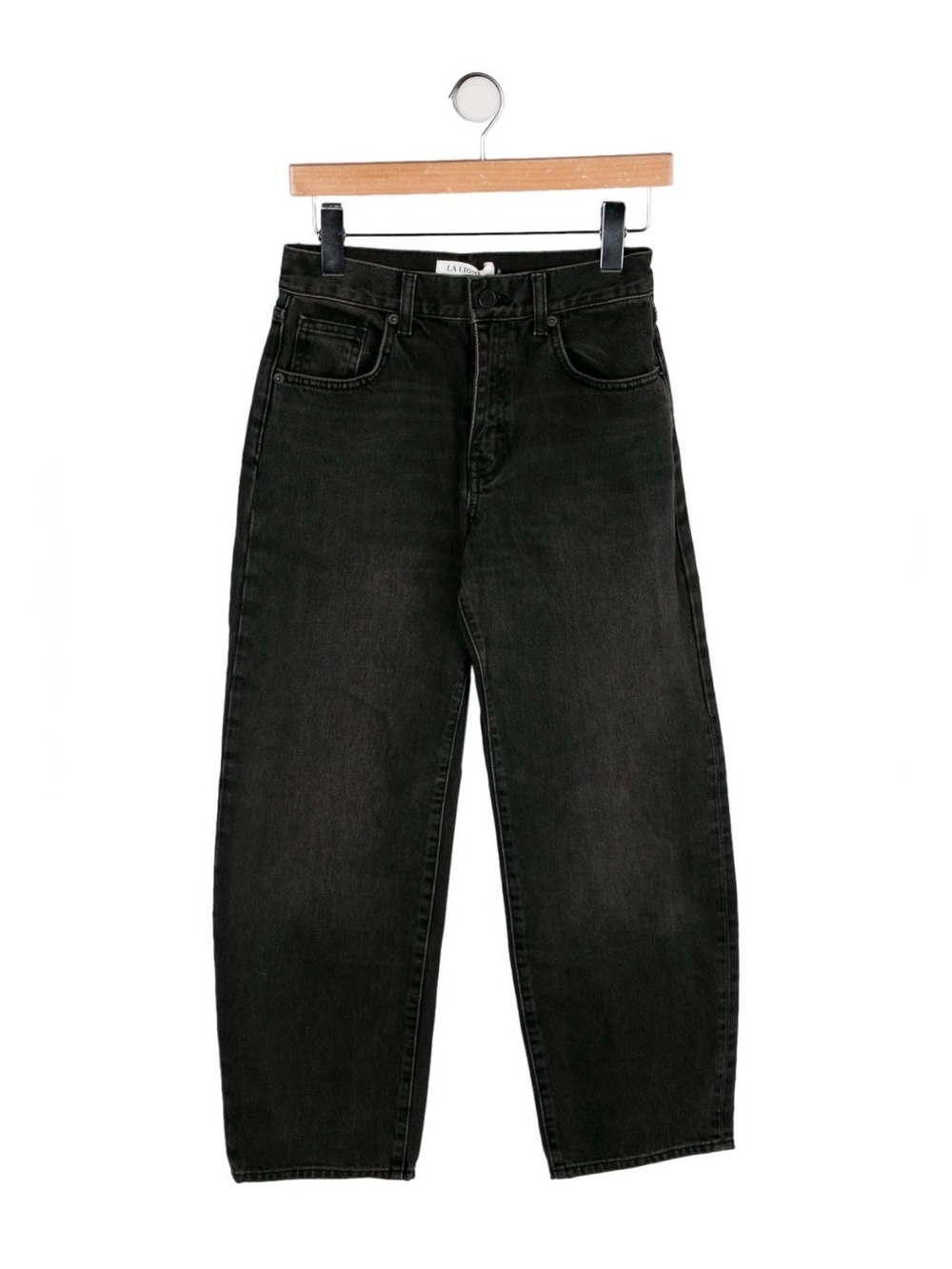La Ligne Black Wide-Leg Jeans